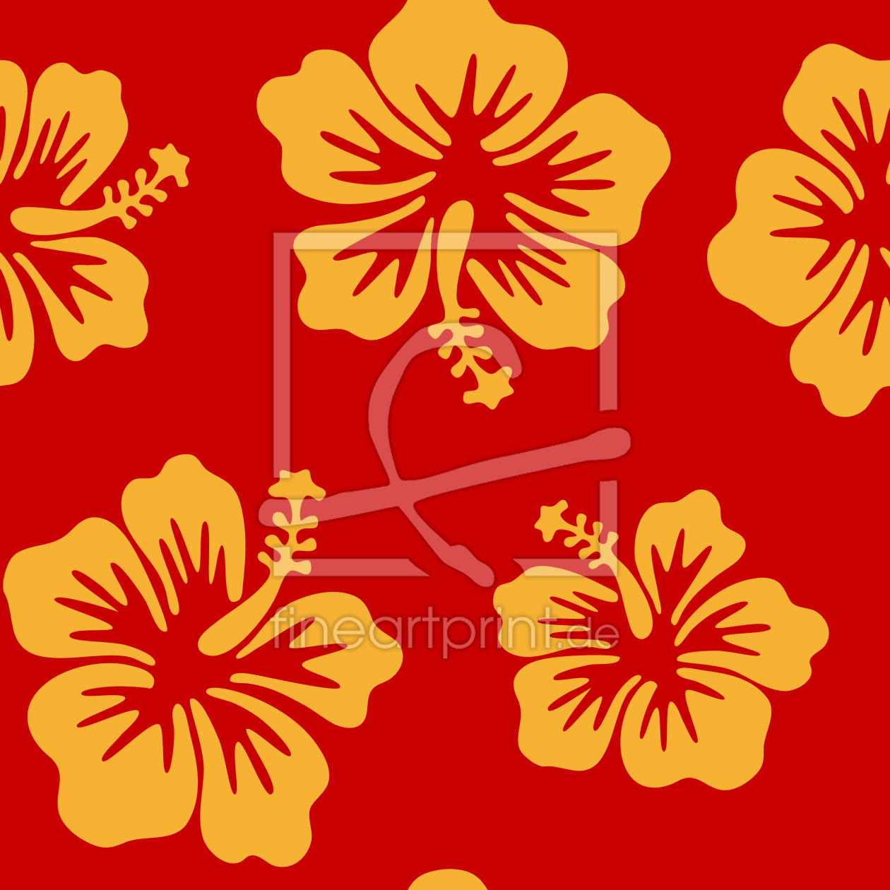 Bild-Nr.: 9025827 Hibiskus Gruss Aus Hawaii erstellt von patterndesigns-com