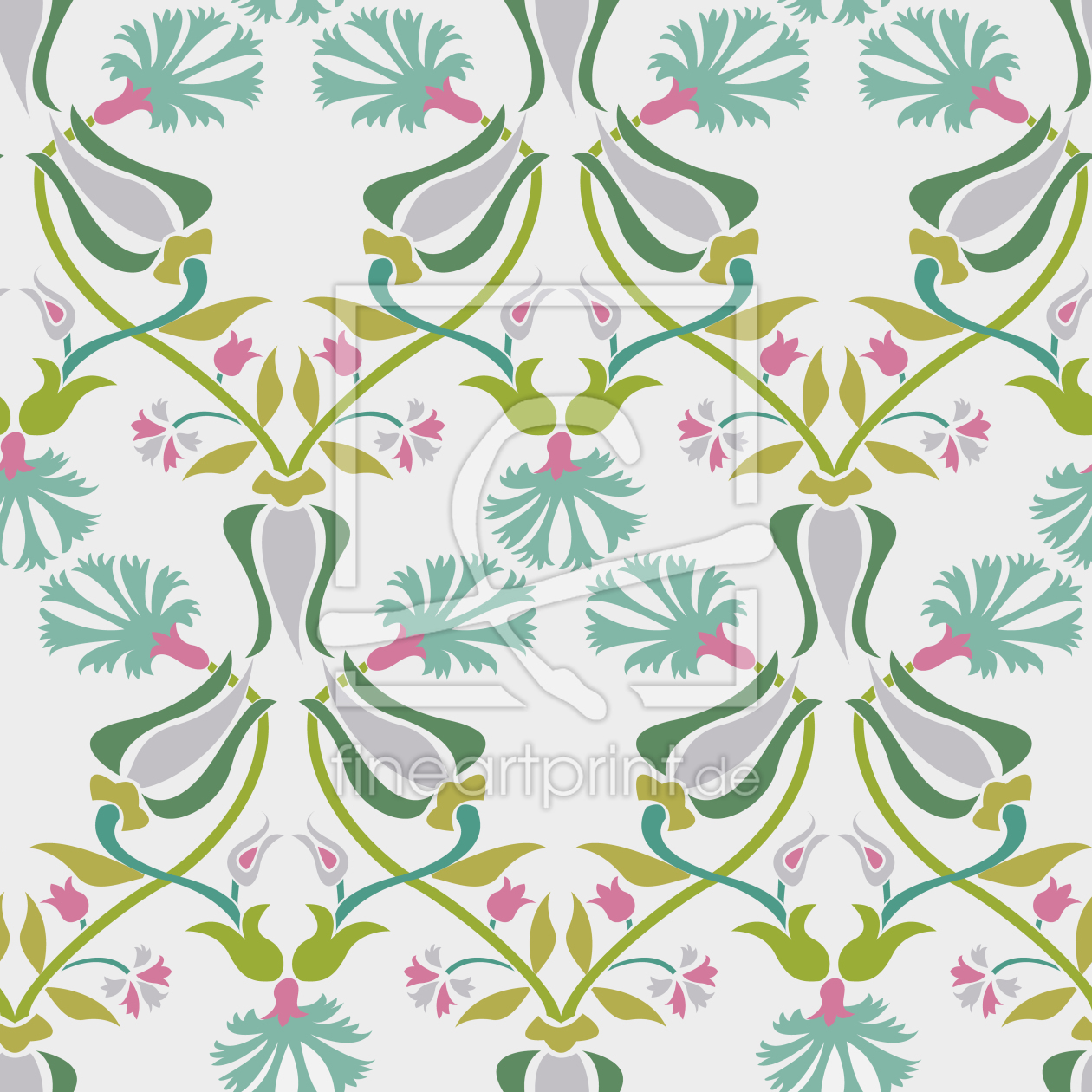 Bild-Nr.: 9025913 Tulpen Und Nelken Geflecht erstellt von patterndesigns-com