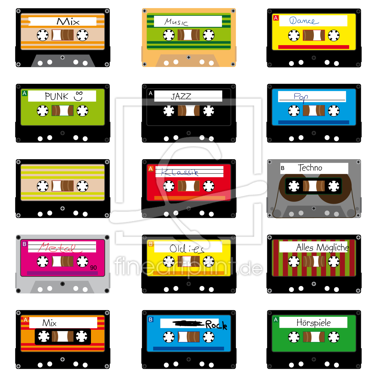 Bild-Nr.: 9026072 Mixtapes erstellt von patterndesigns-com