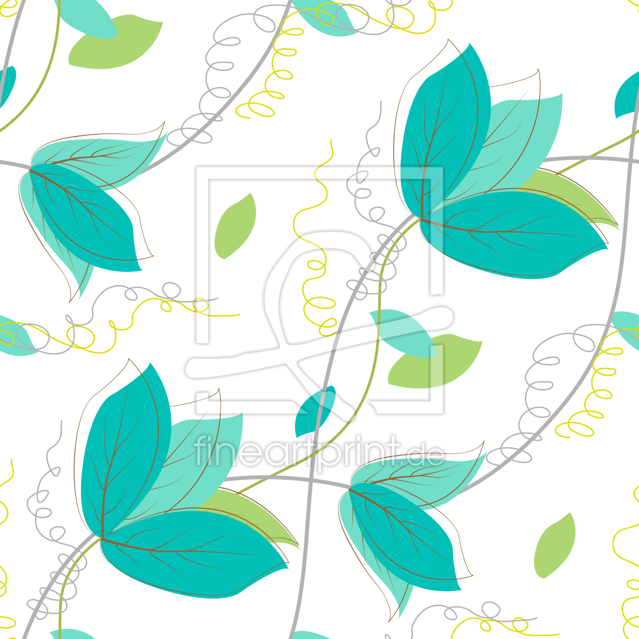 Bild-Nr.: 9026113 Zarte Blätter erstellt von patterndesigns-com