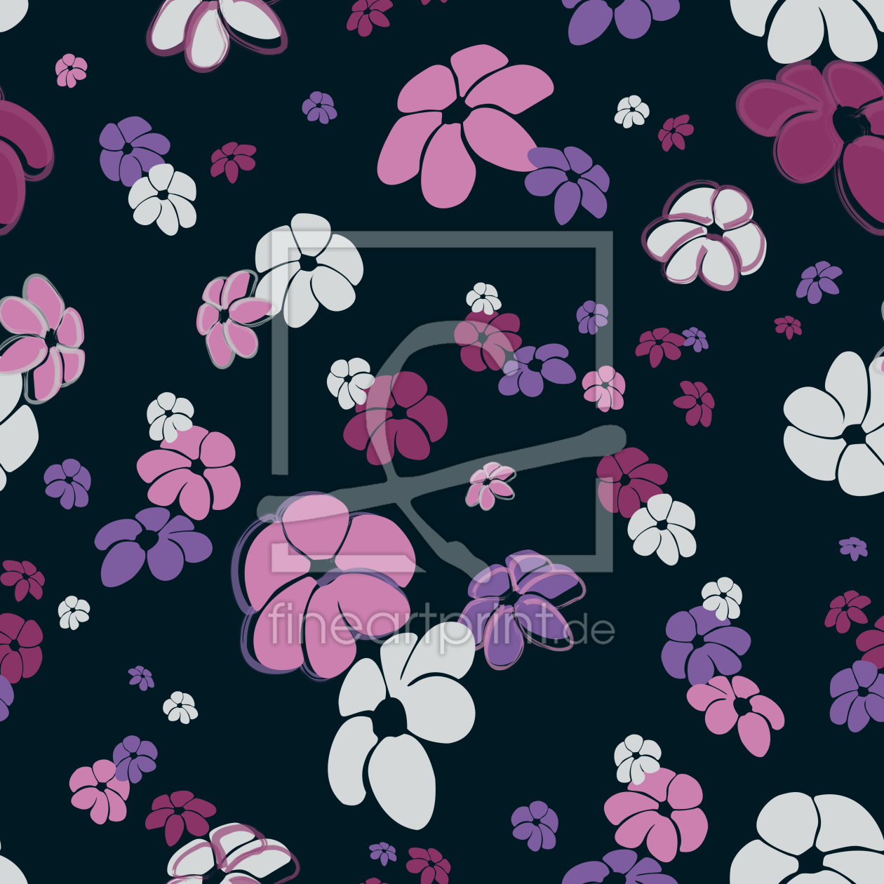 Bild-Nr.: 9026138 Blumenregen In Rosa erstellt von patterndesigns-com