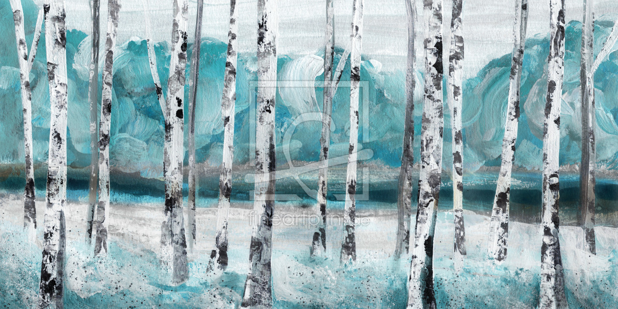 Bild-Nr.: 9168872 Aqua Birch erstellt von CASA-FINE-ARTS