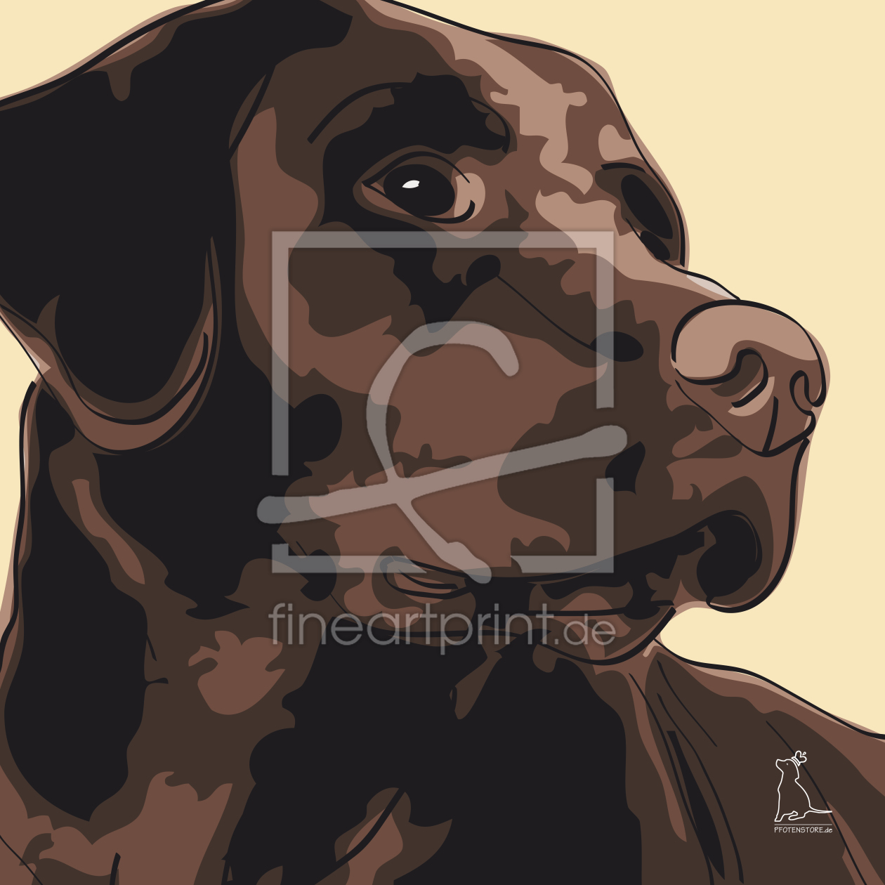 Bild-Nr.: 9230329 Labrador Retriever braun [Pfotenstore] erstellt von lixxconsult