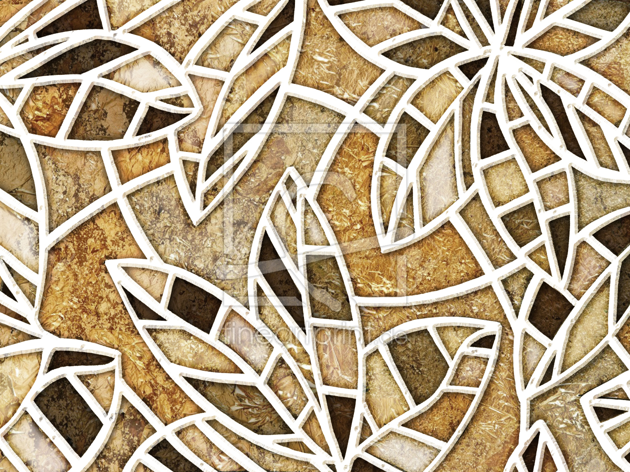 Bild-Nr.: 9238456 Gold Leaf Mosaic erstellt von CASA-FINE-ARTS