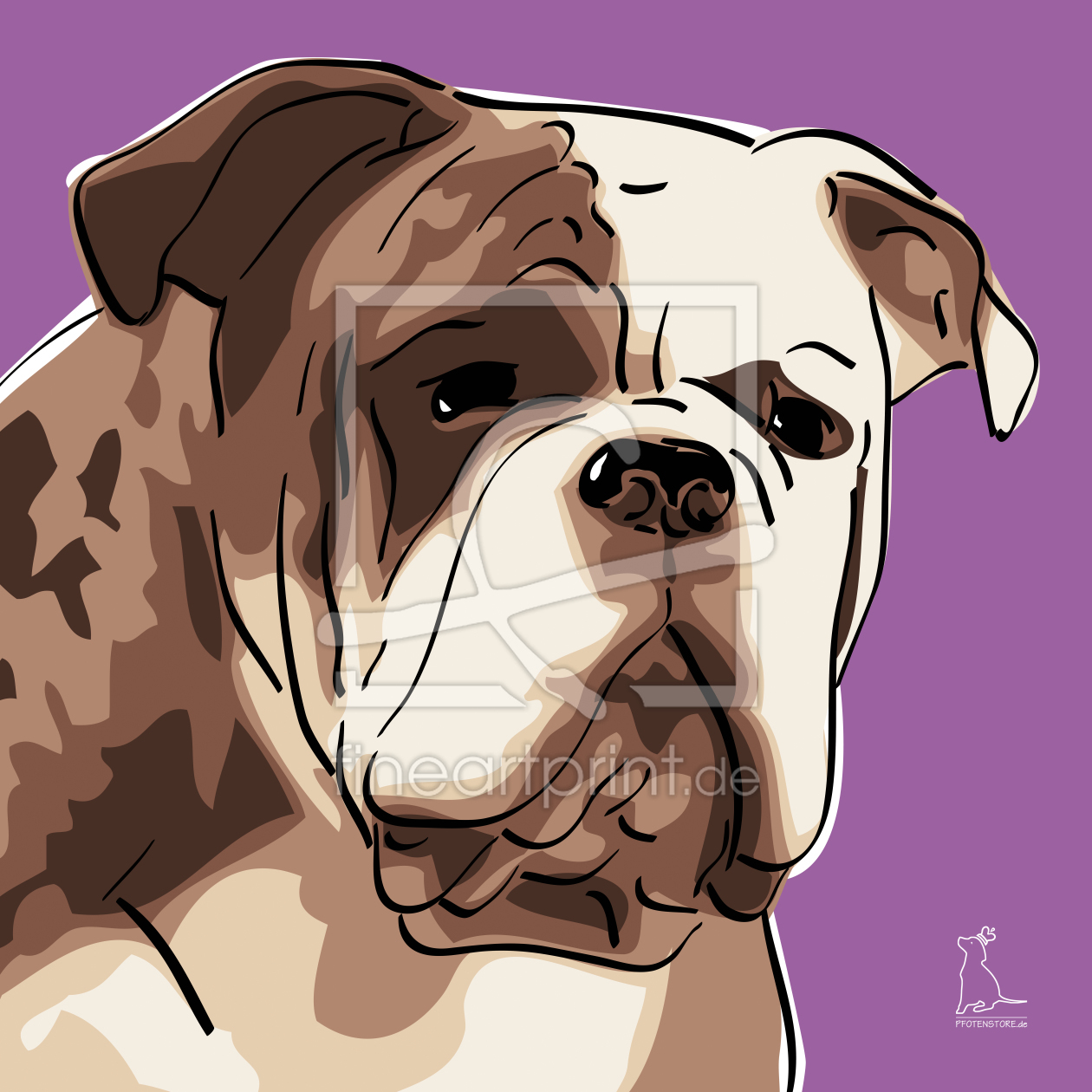 Bild-Nr.: 9240631 Englische Bulldogge [Pfotenstore] erstellt von lixxconsult