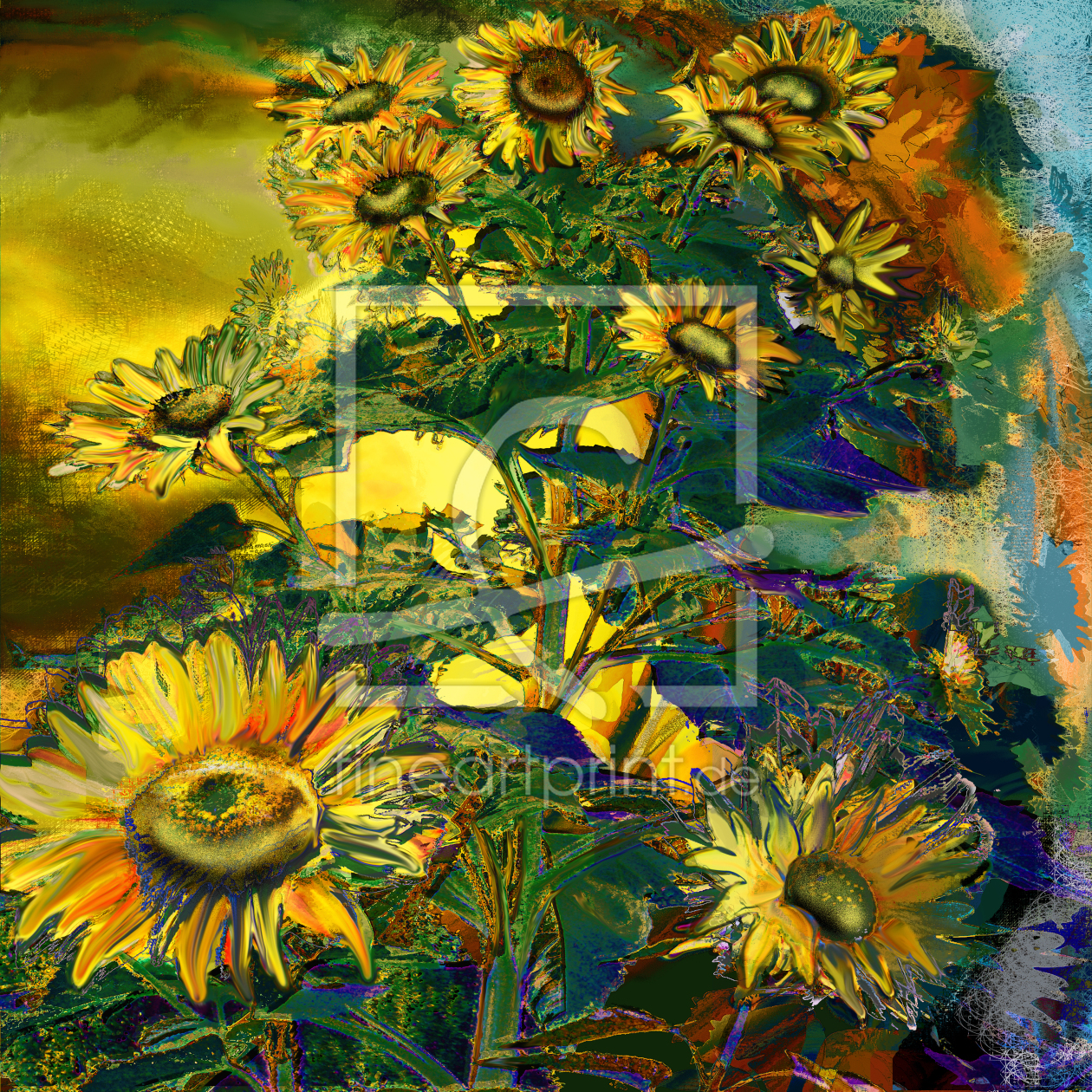 Bild-Nr.: 9246137 Sonnenblumen erstellt von artesigno