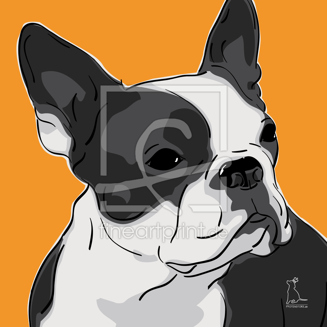 Bild-Nr.: 9254483 Boston Terrier [Pfotenstore] erstellt von lixxconsult