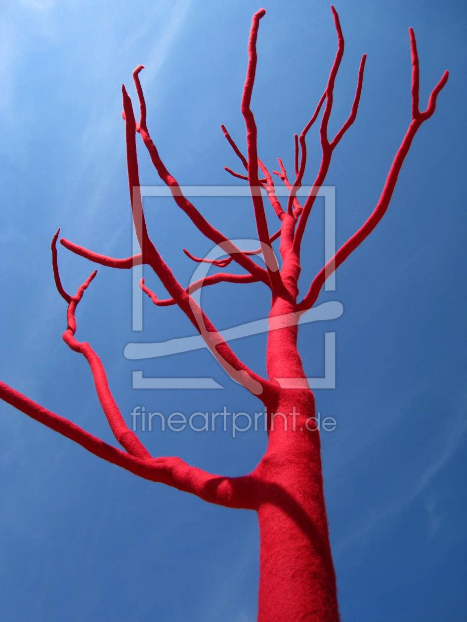 Bild-Nr.: 9258546 roter Filzbaum erstellt von donvanone