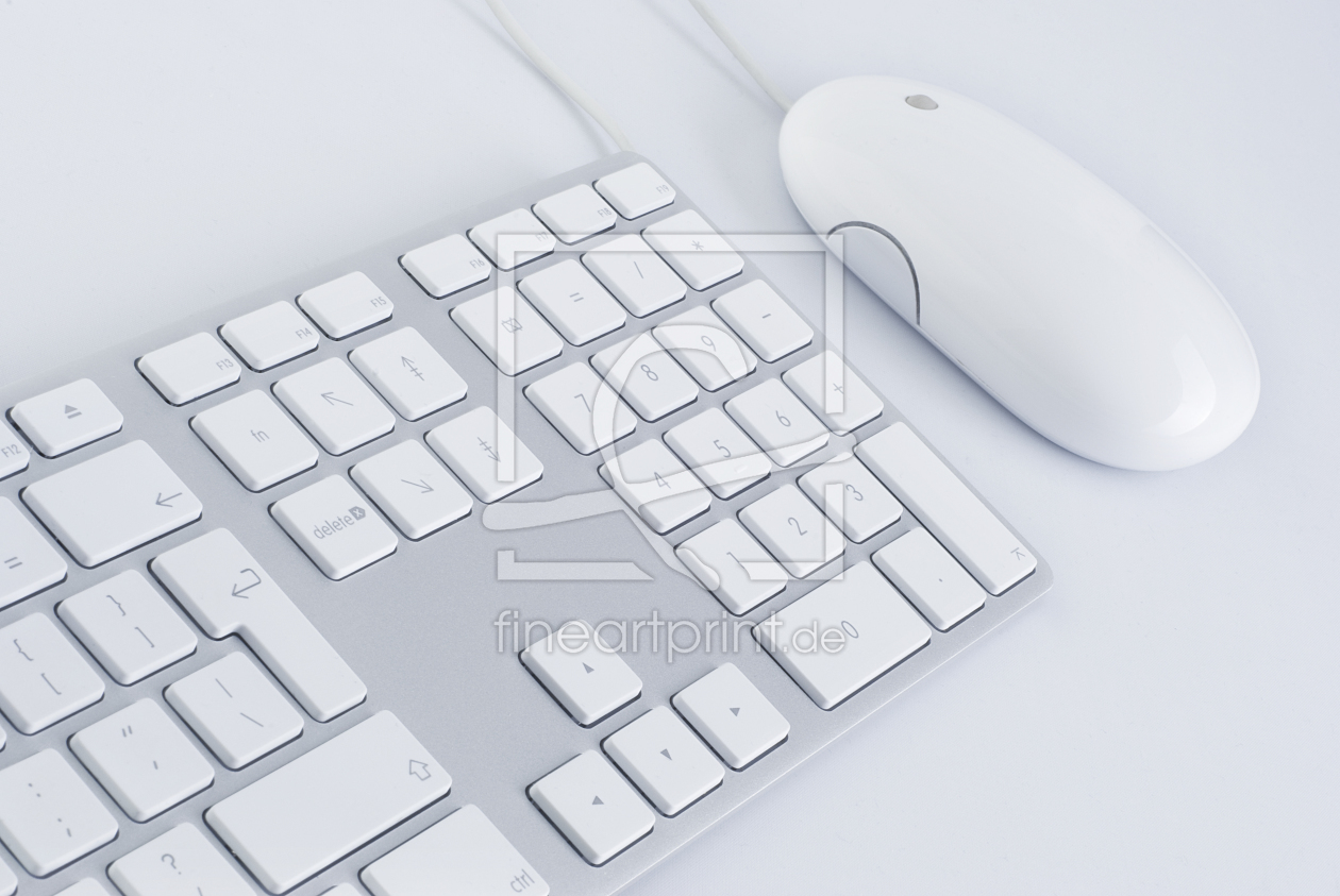 Bild-Nr.: 9268737 White keyboard  erstellt von S-Christina