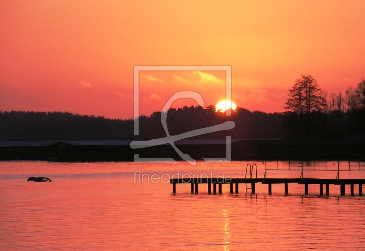 Bild-Nr.: 9369664 Sonnenuntergang Waren Müritz erstellt von Renate Knapp