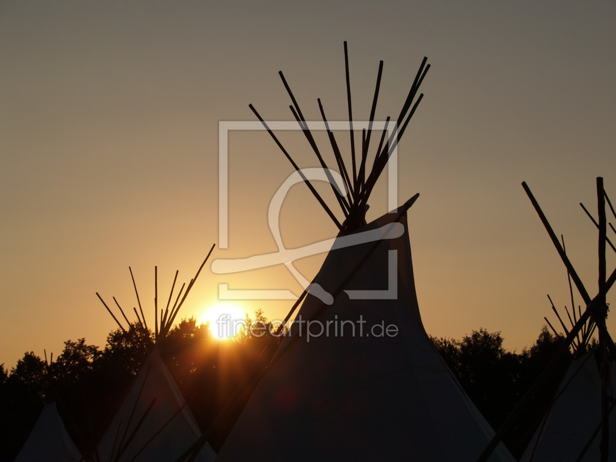 Bild-Nr.: 9375840 Native American Sunset erstellt von faralda