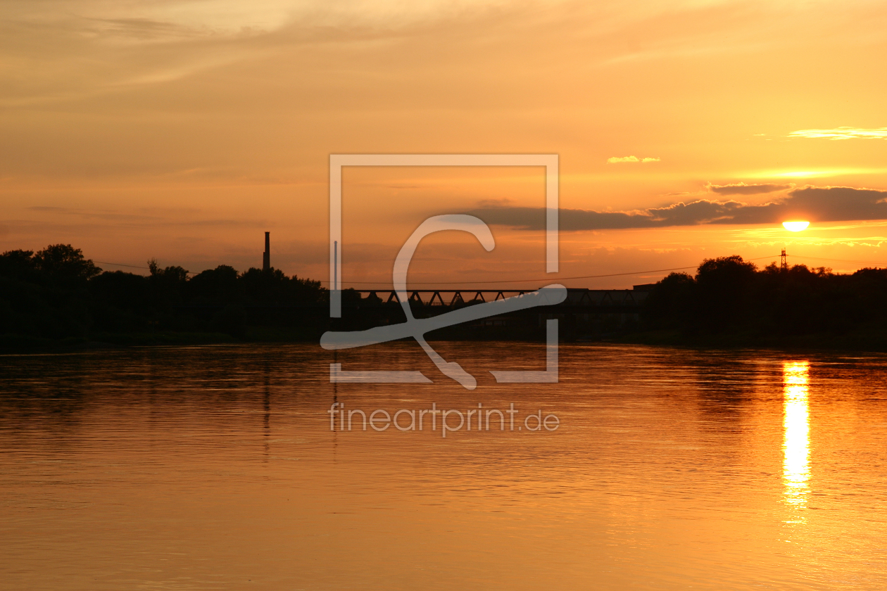 Bild-Nr.: 9492218 Sonnenuntergang an der Elbe erstellt von tdietrich