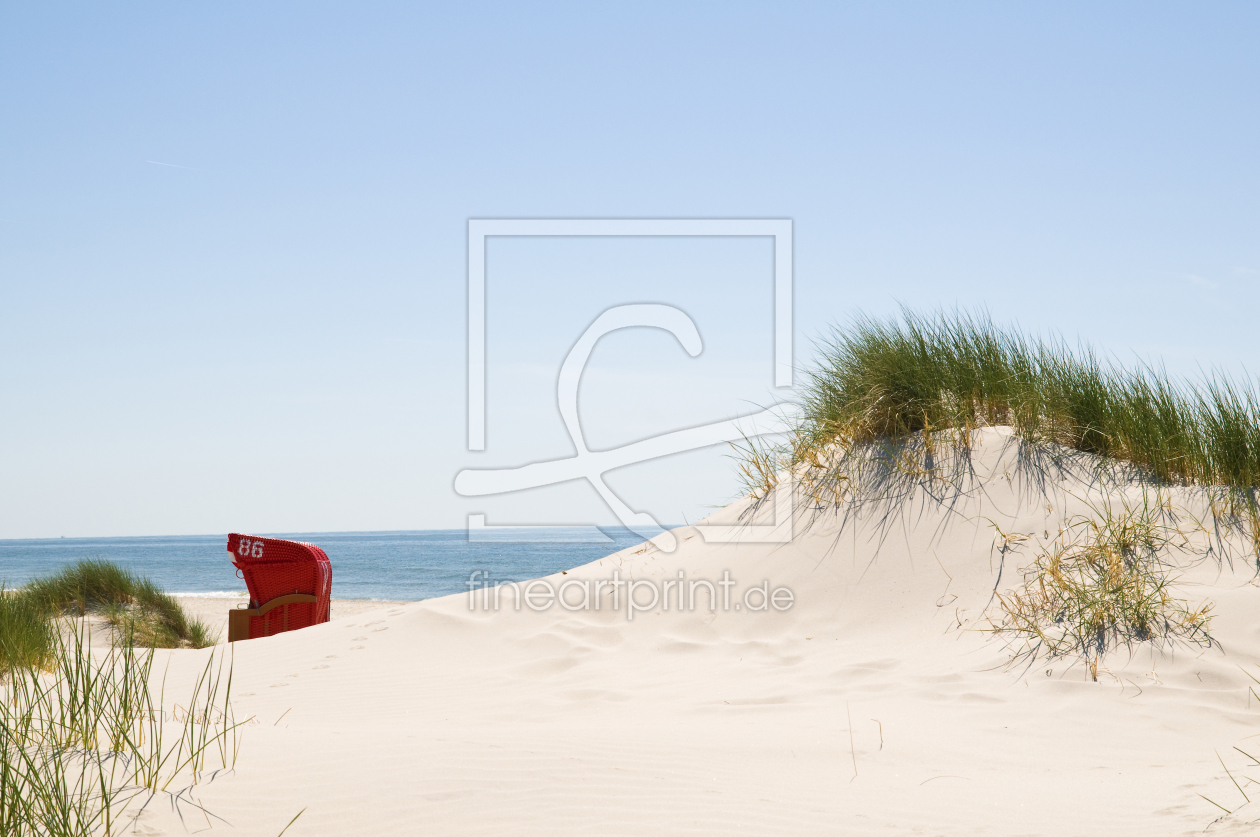 Bild-Nr.: 9505426 roter Strandkorb erstellt von danielschoenen