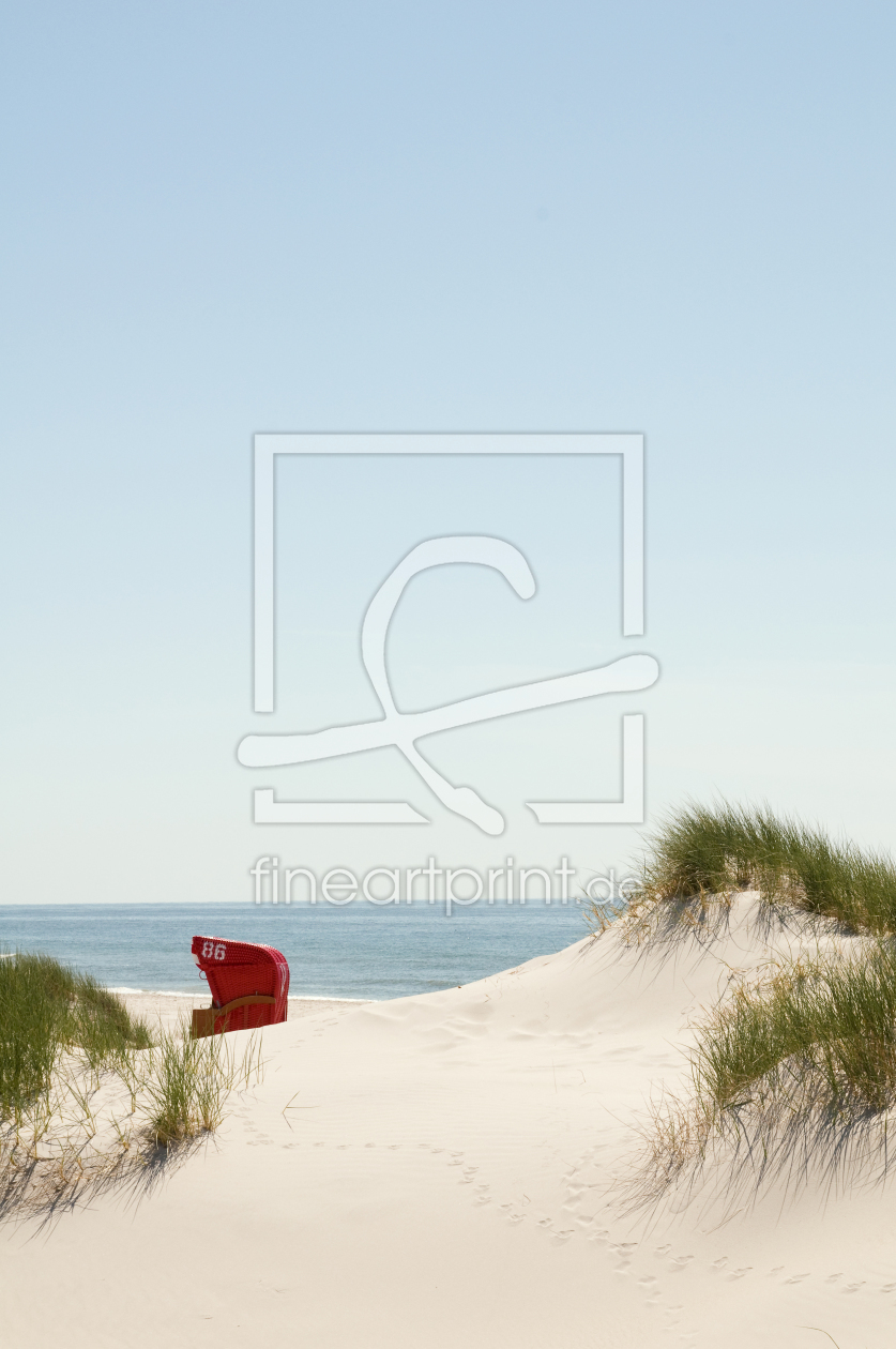 Bild-Nr.: 9525842 roter Strandkorb 2 erstellt von danielschoenen