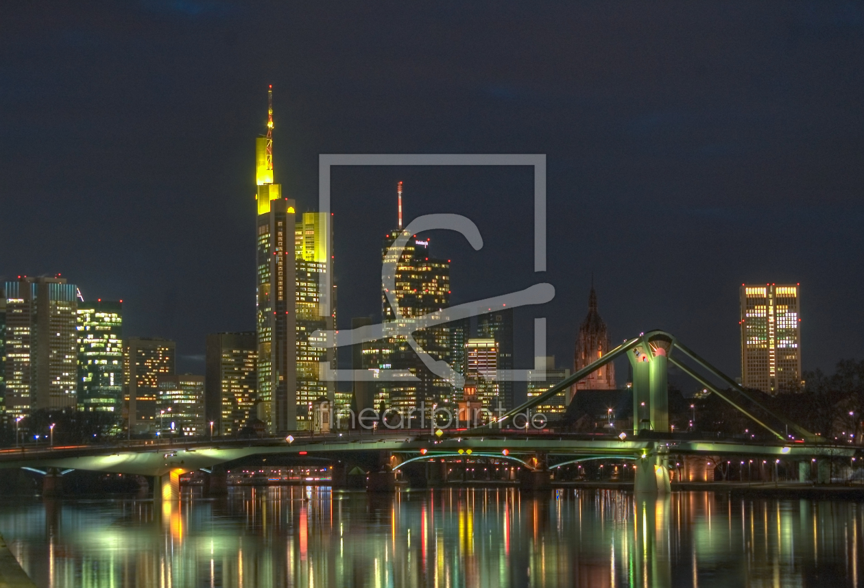 Bild-Nr.: 9533854 Frankfurt/Main Skyline bei Nacht erstellt von FineArtImages