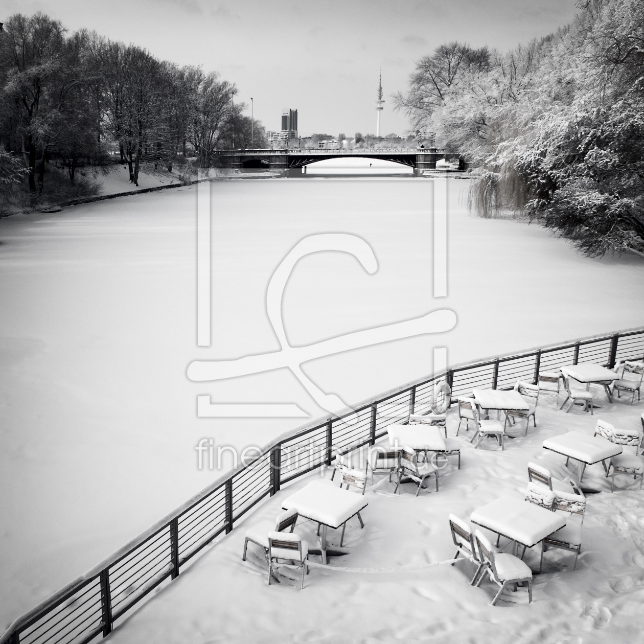 Bild-Nr.: 9550518 Hamburg Winter - study I erstellt von Ronny Ritschel