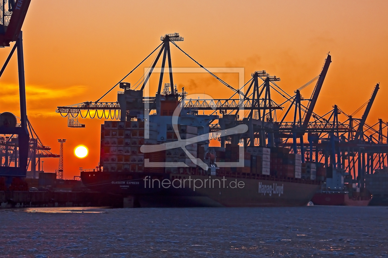 Bild-Nr.: 9556662 Sonnenuntergang am Hafen erstellt von Klaus Kehrls