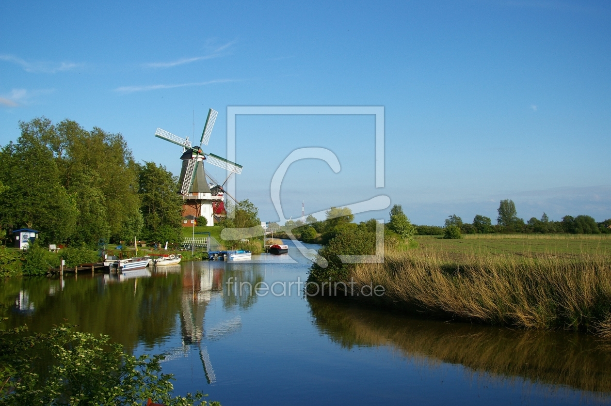 Bild-Nr.: 9707678 Windmühle am Fluss erstellt von Laake-Fotos