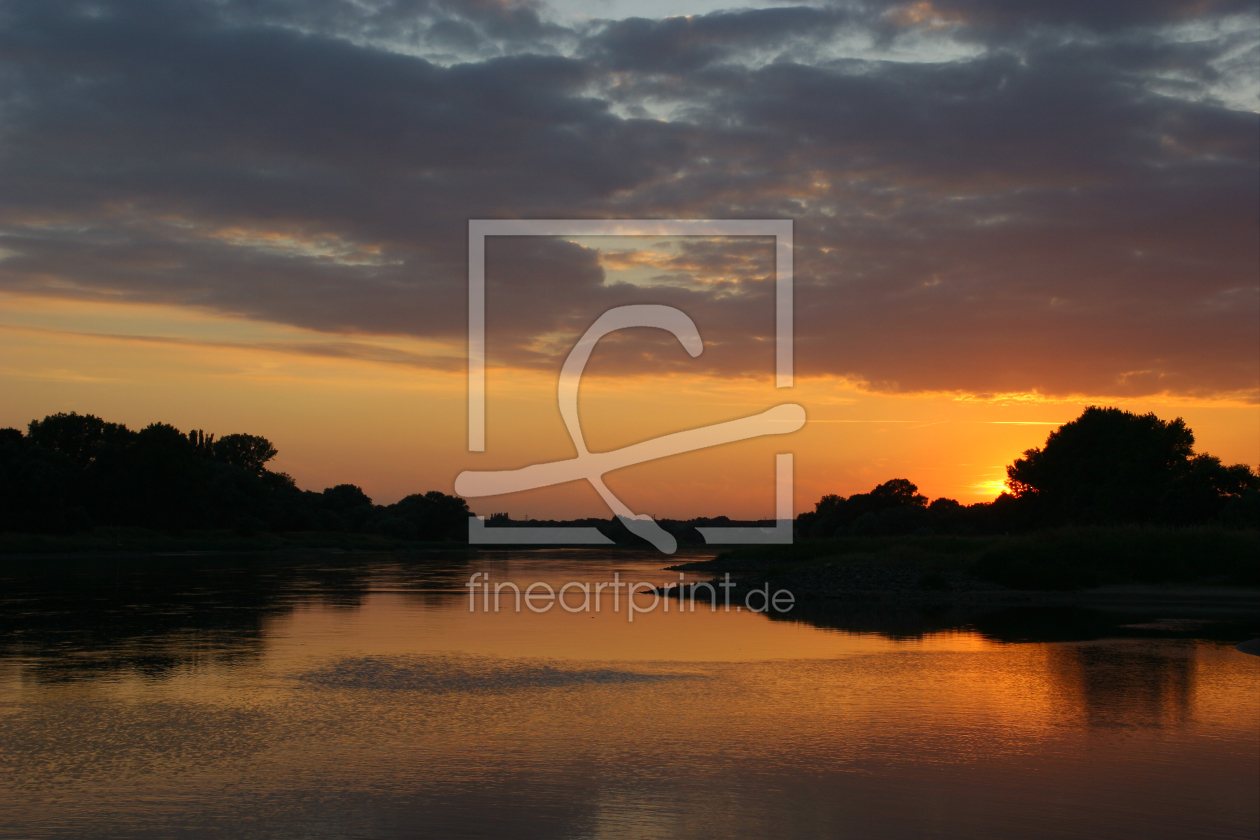 Bild-Nr.: 9722710 Sonnenuntergang an der Elbe erstellt von tdietrich