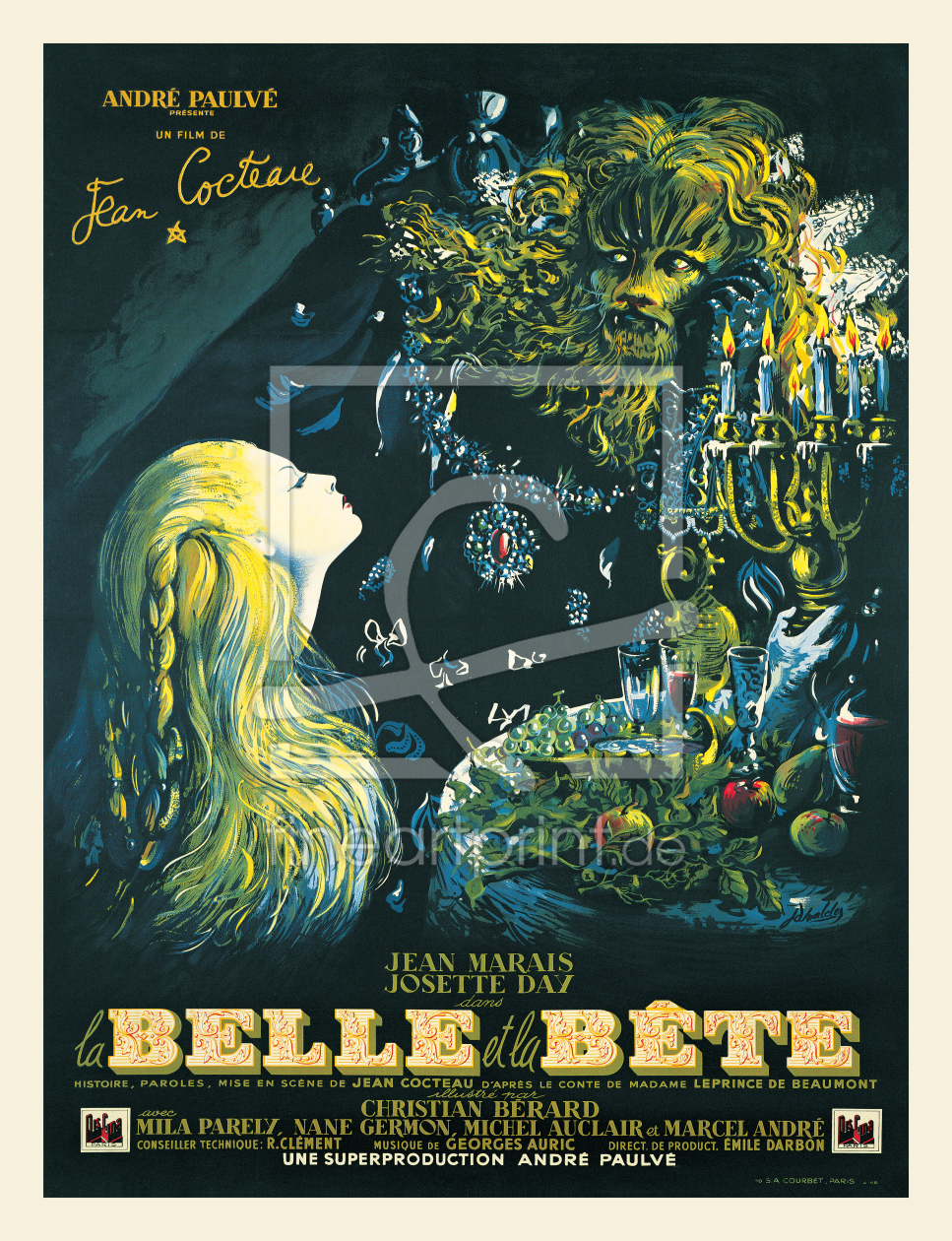 Bild-Nr.: 9742931 La Belle et la Bete - 1946 erstellt von CASA-FINE-ARTS