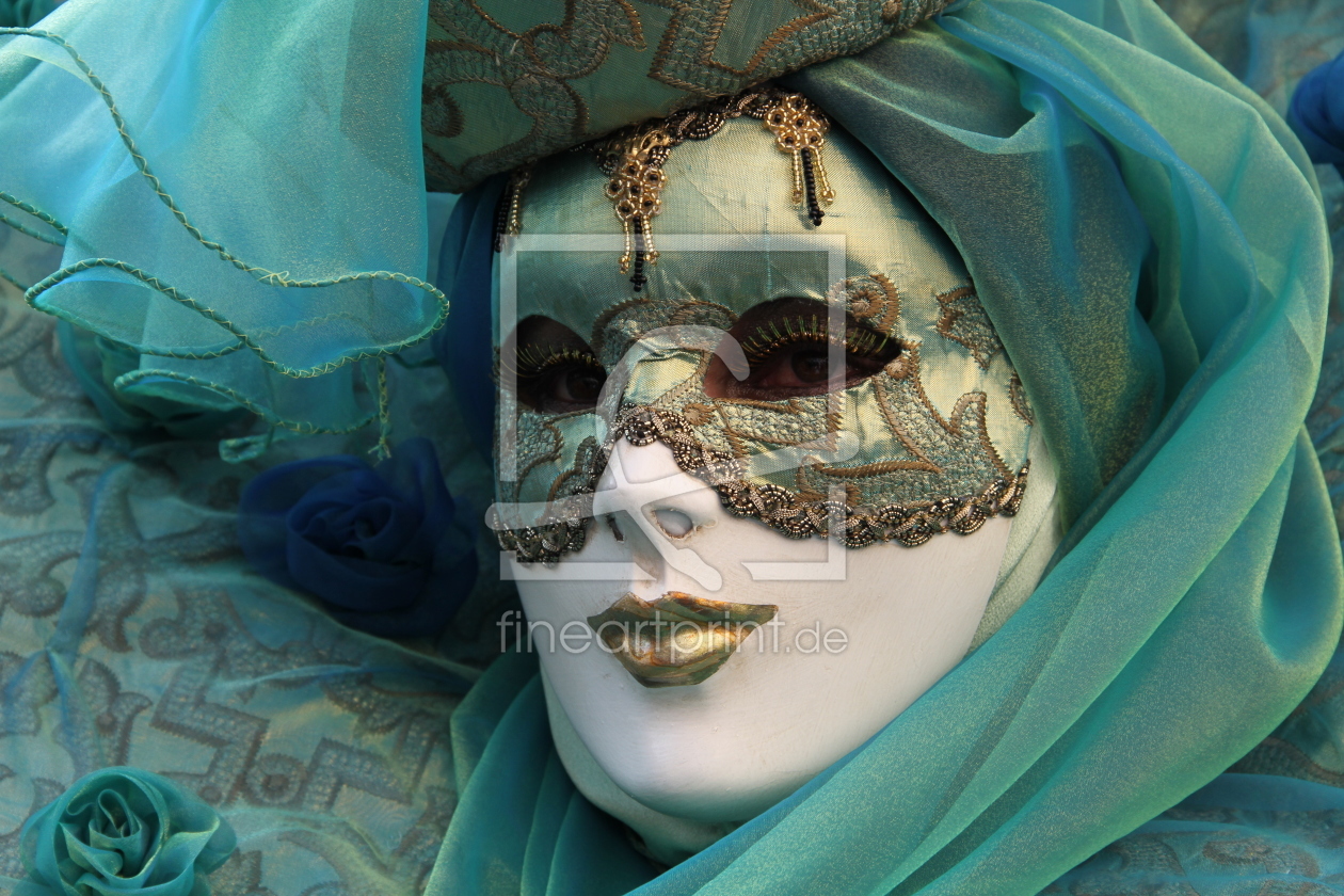 Bild-Nr.: 9757632 Maske in blau1 erstellt von Zauberpixel