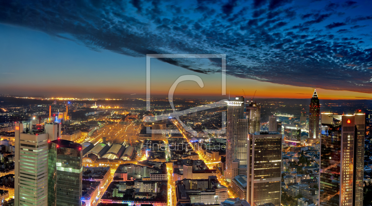 Bild-Nr.: 9829154 Panoramasicht vom Maintower Frankfurt/Main erstellt von FineArtImages