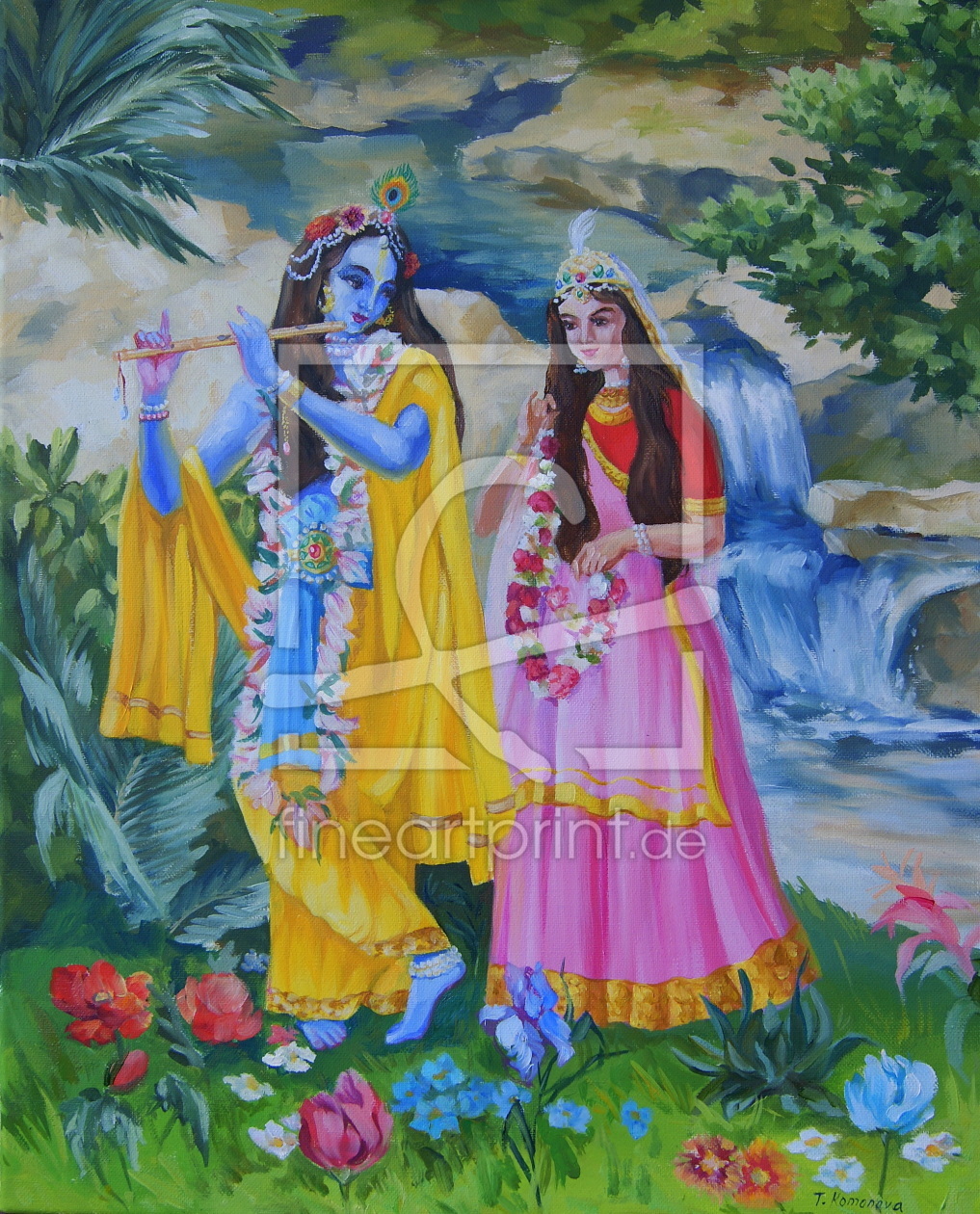 Bild-Nr.: 9840642 Krishna und Radha erstellt von Padminius