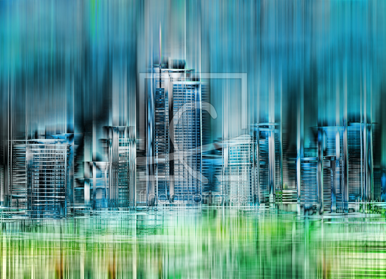 Bild-Nr.: 9840674 Skyline Frankfurt erstellt von Galerie-Fotoeffekt