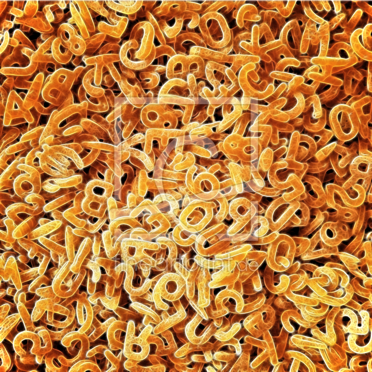 Bild-Nr.: 9842576 BUCHSTABENSUPPE erstellt von Galerie-Fotoeffekt