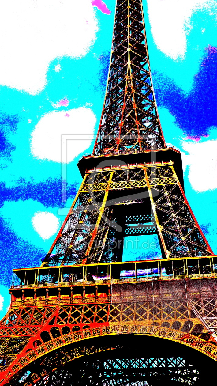 Bild-Nr.: 9874460 Eiffel-Abstrakt erstellt von Yelyzaveta Tetko