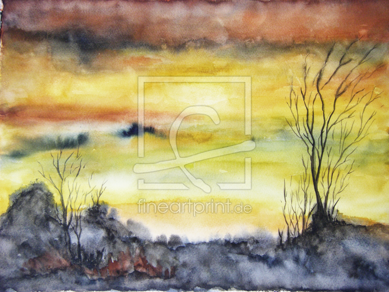 Bild-Nr.: 9913222 Landschaft - Aquarell erstellt von Galerie-Fotoeffekt