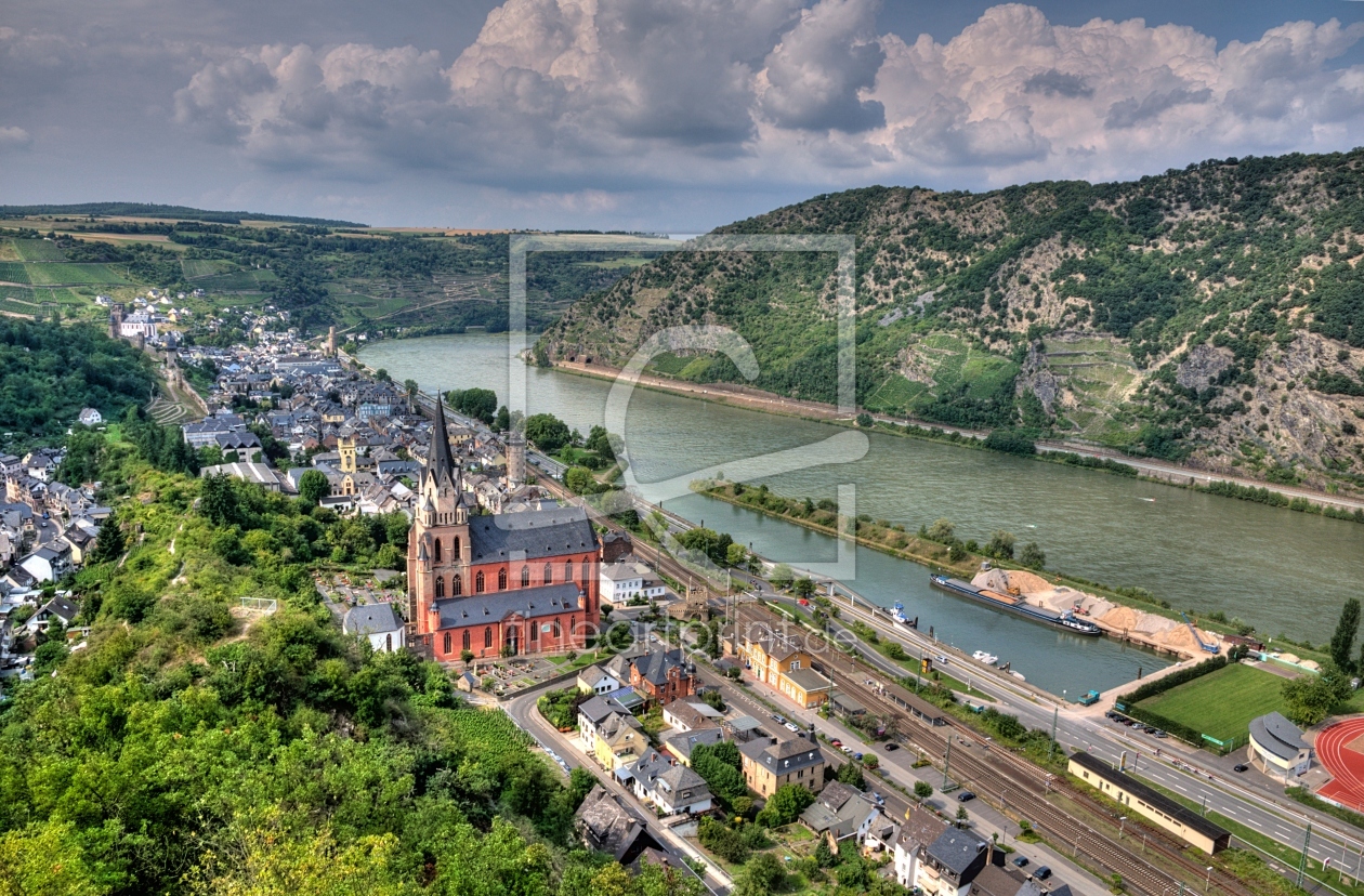 Bild-Nr.: 9914134 Oberwesel mit Liebfrauenkirche erstellt von Erhard Hess