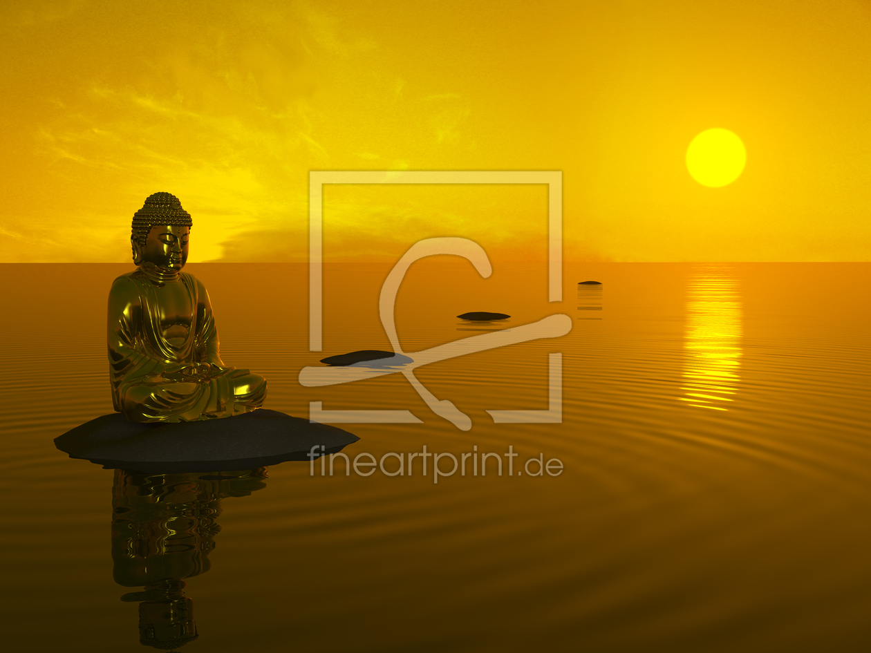 Bild-Nr.: 9934996 Buddha vor Sonnenuntergang erstellt von AridOcean