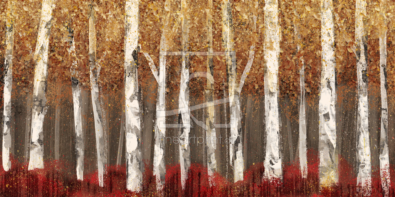 Bild-Nr.: 9940224 Red Birch II erstellt von CASA-FINE-ARTS