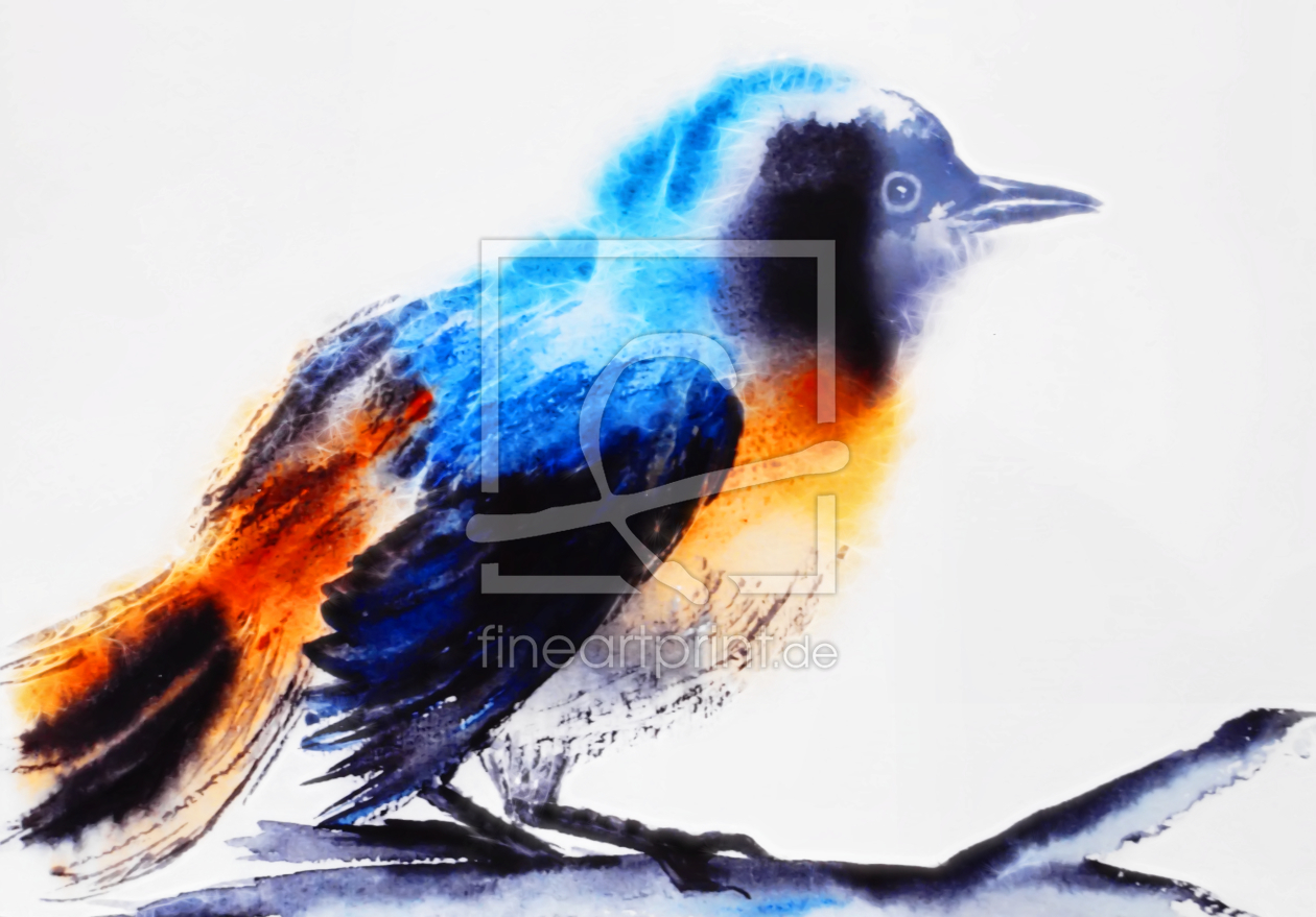 Bild-Nr.: 9950929 Gartenrotschwanz - Aquarell Bild-Nr.: 9950929 Gartenrotschwanz - Aquarell erstellt von Nettesart
