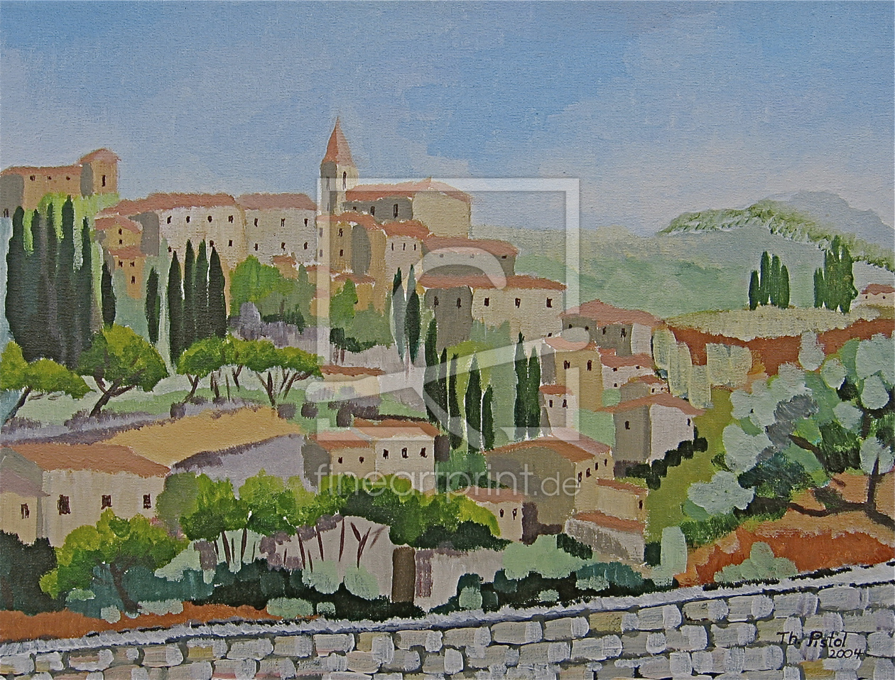 Bild-Nr.: 9952323 Dorf in der Provence erstellt von pistol