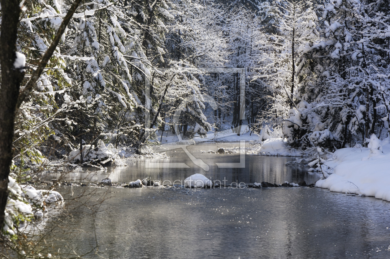 Bild-Nr.: 9953147 Licht erreicht das Wintertal erstellt von quelindo