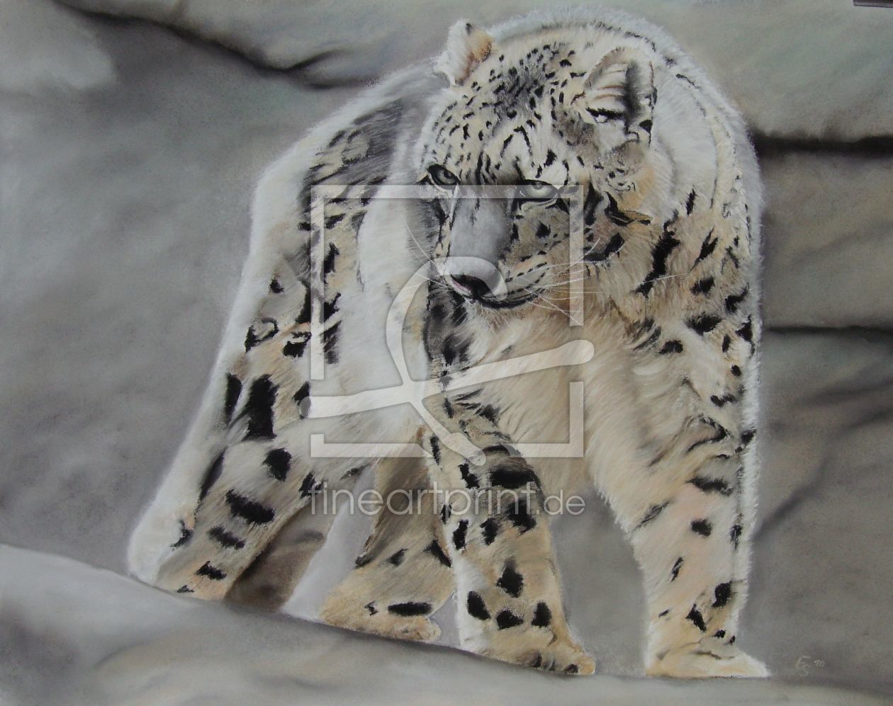 Bild-Nr.: 9967987 Schneeleopard erstellt von suender-artworks