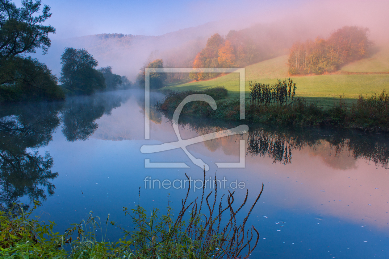 Bild-Nr.: 9979959 Herbstmorgen an der Jagst erstellt von AdamS