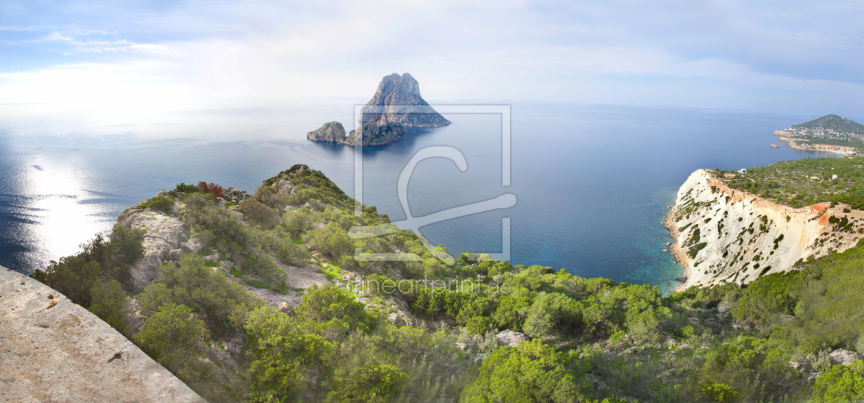 Bild-Nr.: 9982078 Panorama view Es Vedra and Cala D\\\'Hort, Ibiza erstellt von IBIZAA