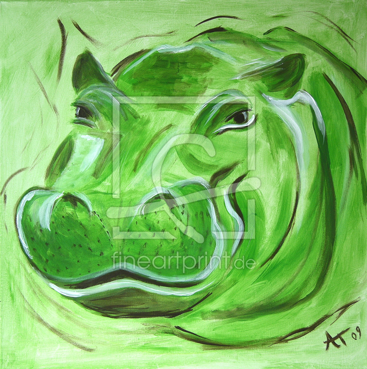 Bild-Nr.: 9985180 Grüne Hipposianer - der Charmante erstellt von Annett Tropschug