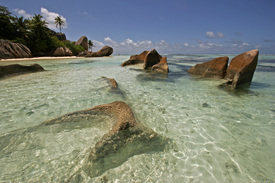 Traumstrand auf La Digue Seychellen/9498894