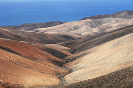 Badlands im Süden von Fuerteventura/10012999