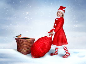 Little miss Santa/10320875