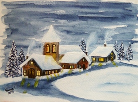 Winteraquarell 9/10338393