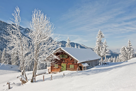 Almhütte im Winter/10368247