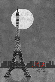 Paris Eiffelturm mit Schrift Colorkey/10487688
