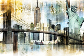 New York Skyline Abstrakt/10544985