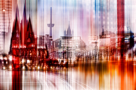 Köln Skyline Abstrakte Collage/10569210