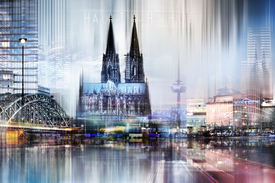 Köln Skyline Abstrakte Collage/10576203
